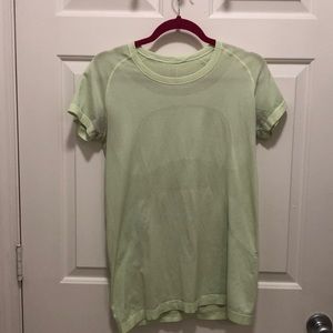 Lululemon Swiftly Tech Short Sleeve in yellow